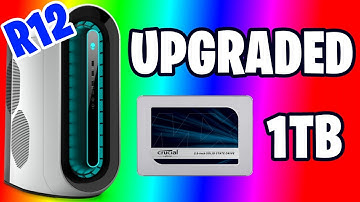 Alienware Aurora R12 SSD / Solid State Drive Upgraded - Links in Description