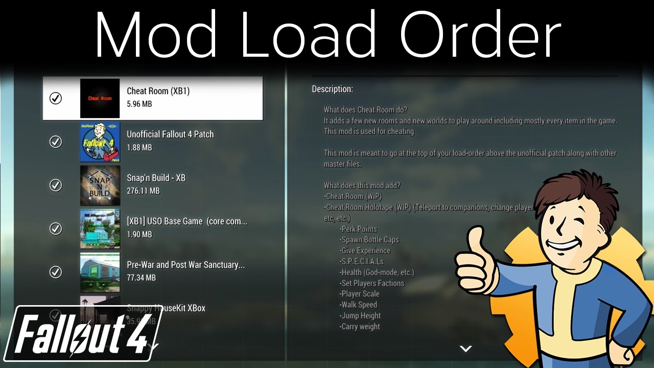 Fallout 4 Mod Load Order YouTube