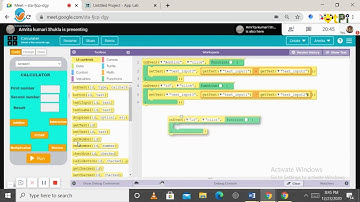App Lab, My Calculator Project by Abhinav and Shourya