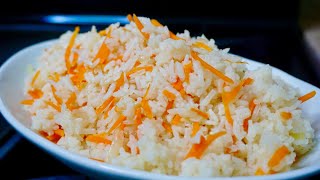 ARROZ A LA MANTEQUILLA CON ZANAHORIA/ este arroz les quedará perfecto y sabroso. #CocicnaDeIgnacio