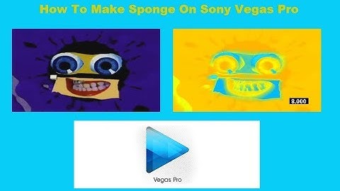 How To Make Sponge On Sony Vegas Pro