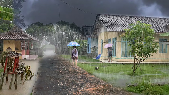 Rainstorm in Quiet Countryside | 99% Thunder and Footsteps Sounds for Sleep