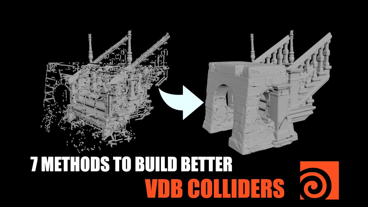 How to Build VDB Colliders From Messy Geometry | Houdini Tutorial - YouTube