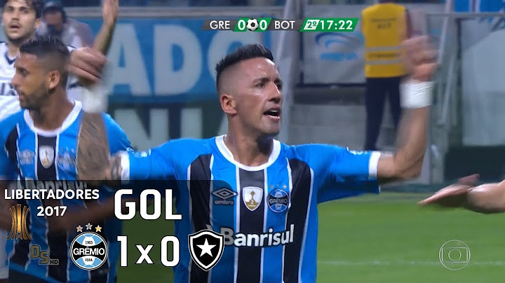 Gol - Grêmio 1 x 0 Botafogo - Libertadores 2017 - Globo HD