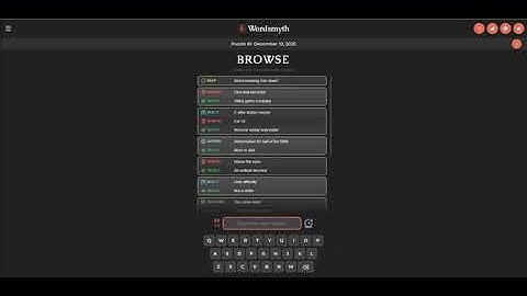 Wordsmyth: Daily Puzzle Game Tutorial