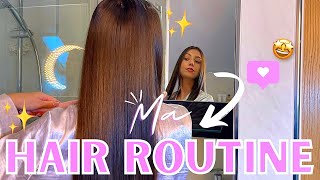 MA HAIR ROUTINE !!! ✨