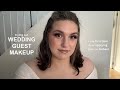 Trying out WEDDING GUEST MAKEUP | chatty IN-DEPTH TUTORIAL + first time applying glue-on lashes!
