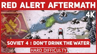 Red Alert Aftermath Remastered 4K - Soviet Mission 4: Don't Drink the Water - Hard Difficulty