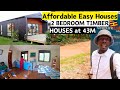 Affordable easy houses in uganda 2024 buy a 2bedroomed eco friendly timber house at 43milion