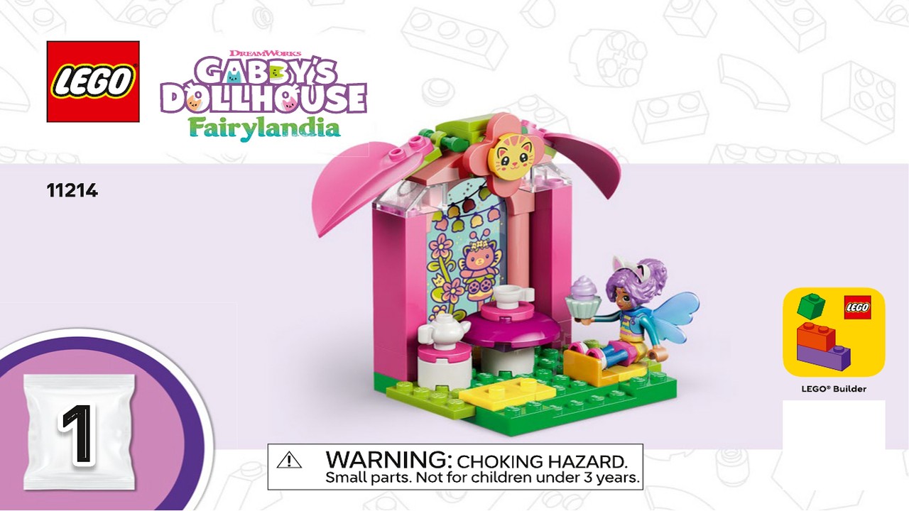 Fairy Roller Coaster and Tea Party LEGO instructions