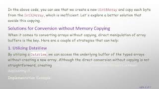 Efficiently Convert Int32Array to Uint8Array in JavaScript without Memory Copying