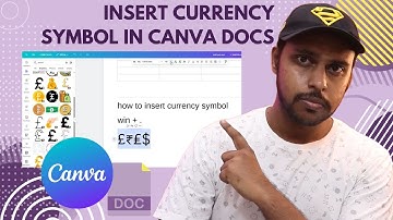 I Found An EASY Way To Insert Currency Symbols In Canva Docs | | insert currency  symbol canva docs