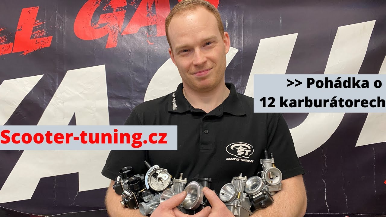 Ukázka karburátorů DellOrto, Naraku a Polini