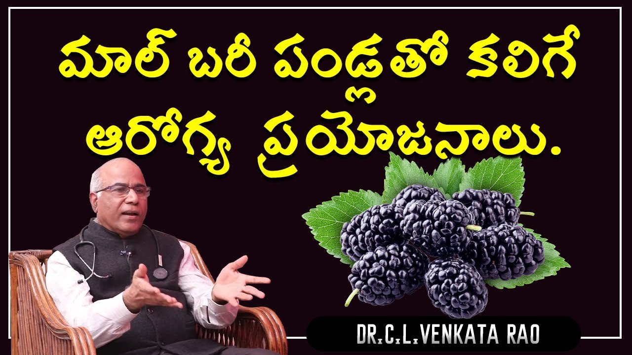 Mulberry Fruit Health Benefits || Dr CL Venkat Rao || Shri Tv Doctor