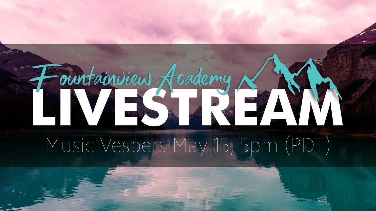 LIVE Music Vespers  May 15 2020