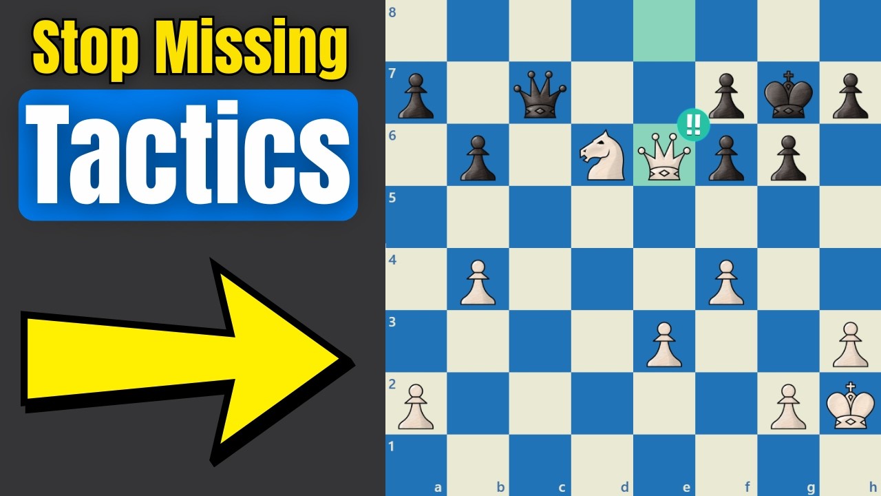 How Everything in Chess Changes If You Spot TACTICS