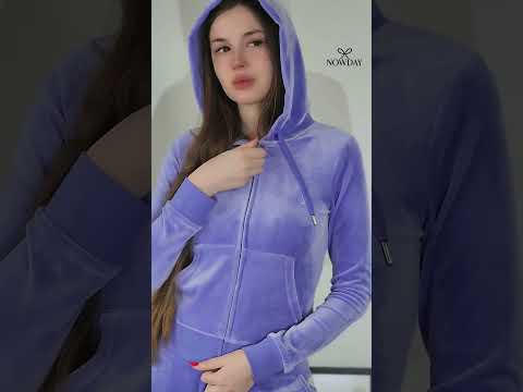 ХS  розмір Костюм велюровий Джусі Кутюр, Juicy Couture оригінал,  зі стразами синій,, видео 1