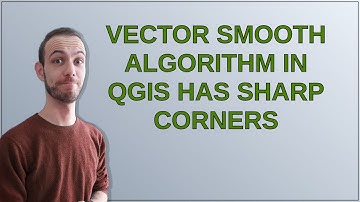 Vector smooth algorithm in QGIS has sharp corners
