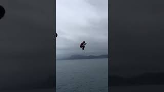 Gran salto. Faro del caballo. Santander