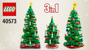 LEGO® Christmas Tree [3in1](40573)[784 pcs] Step-by-Step Building Instructions | Top Brick Builder