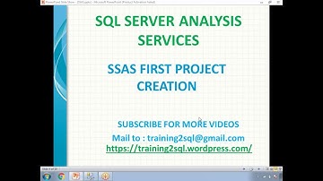 SSAS Cube Design | Cube Development in SSAS