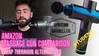 Amazon Massage Gun Comparison (Muscle Gun Review) | Student Strength Vlog Episode 2