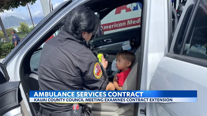 Ambulance services on Kauai will continue despite expiring contract on Dec. 28