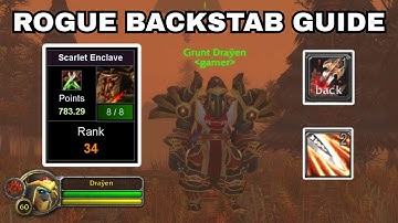 Ultimate Backstab Rogue Rotation Guide for WoW Season of Discovery Phase 8 - From a Top 35 Rogue