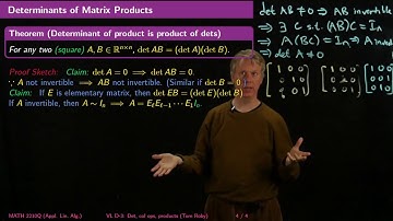 Determinants Column Ops - Linear Algebra - D3
