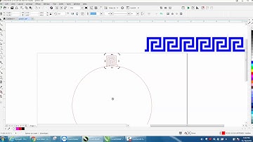 Corel Draw Tips & Tricks Greek Pattern around a circle Part 3