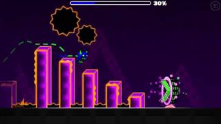 Geometry dash recent level || Flame (hard-harder) by Xroombro screenshot 1