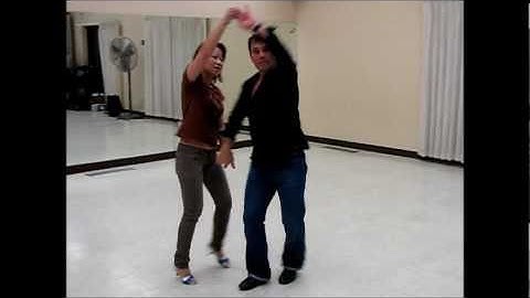 Salsa Partnering, Winter, 2011, with Tomaj & Sammie.wmv