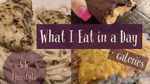 WHAT I EAT IN A DAY TO LOSE WEIGHT ON WW | BASIL PESTO CHICKEN ALFREDO | WEIGHT WATCHERS!!