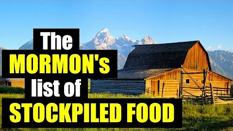 Why do Mormons store 7 years of food? (2023)