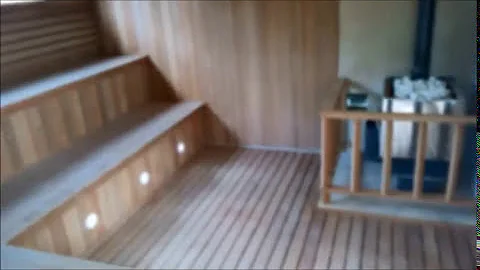 Como fazer uma sauna seca a lenha?