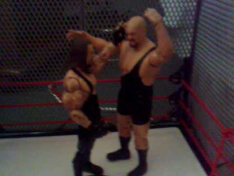 WWE Toy  Fight Big Show W Manager  VS Undertaker steel cage