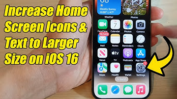 iOS 16: How to Increase Home Screen Icons & Text to Larger Size