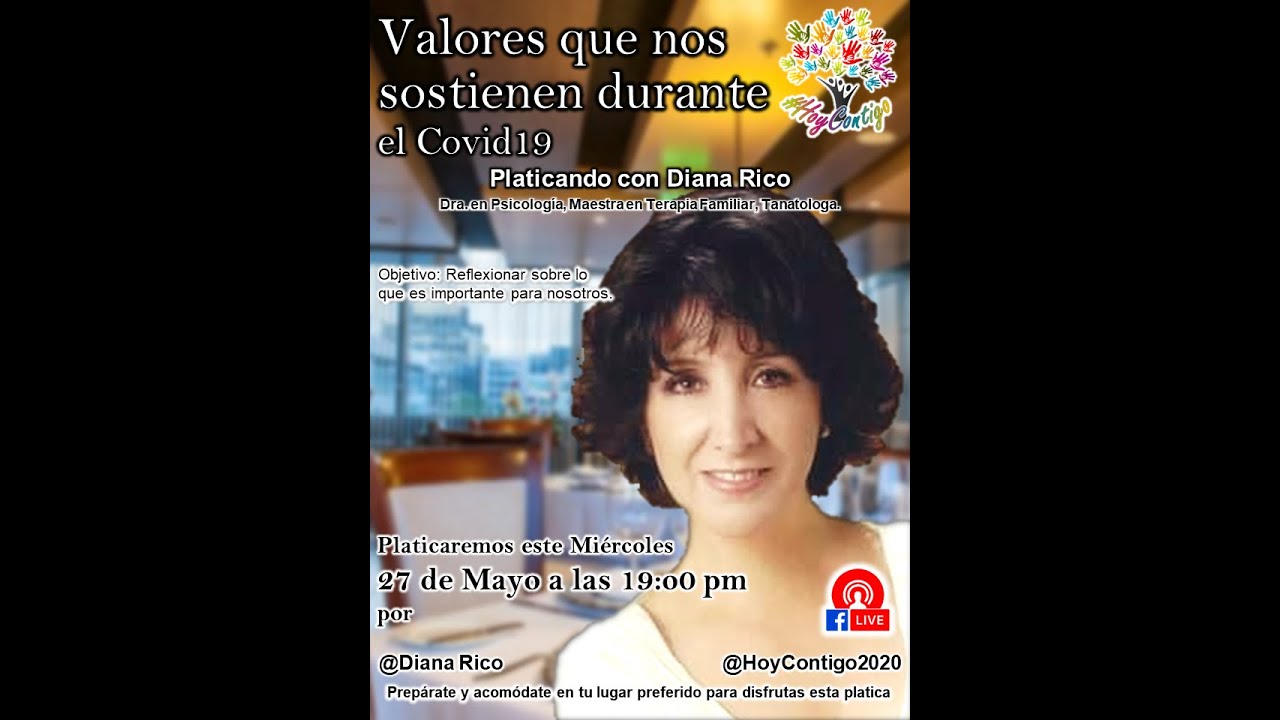 Diana Rico nos obsequia una plática y apoya al movimiento Hoy Contigo ...