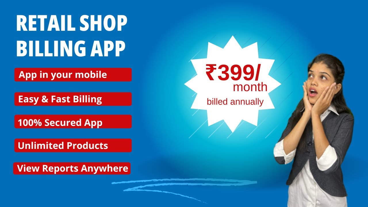 Retail shop Billing App - Simple and Fast Whatsapp Bill