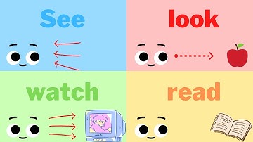 See Look Watch Read: The Differences and How to Use Them
