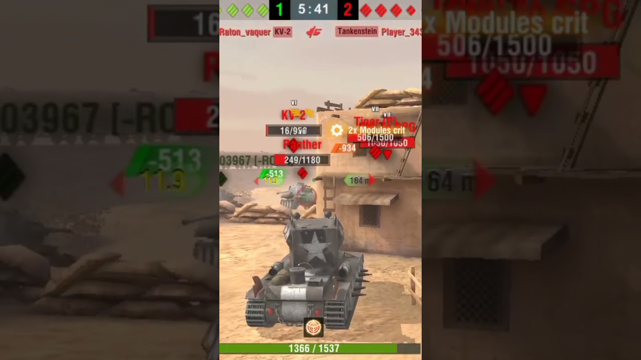 wotb kv 2 vs smasher ☢️