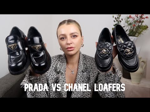 CHANEL VS PRADA LOAFERS - IN DEPTH REVIEW #pradaloafers #chanelloafers -  YouTube