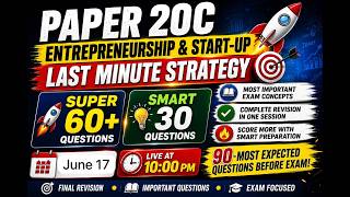 CMA FINAL | PAPER 20C | LIVE