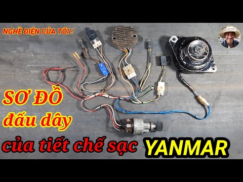 Video Sơ đồ đấu dây của tiết chế sạc YANMAR - youtube