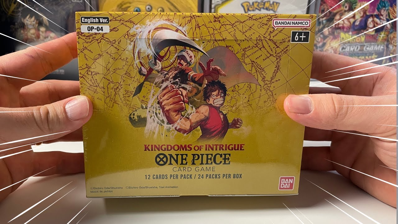 Bandai One Piece Kingdoms Of Intrigue Card Game Booster Pack