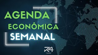 AGENDA SEMANAL - Semana promete volatilidade com importantes dados sendo divulgados.