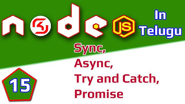 #NodeJS In Telugu #15 Sync and Async Process || #RSKHelpline