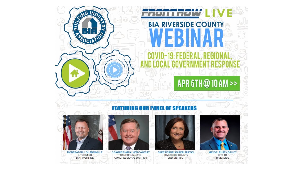 Front Row LIVE: COVID-19: Federal, Regional, and Local Government Response