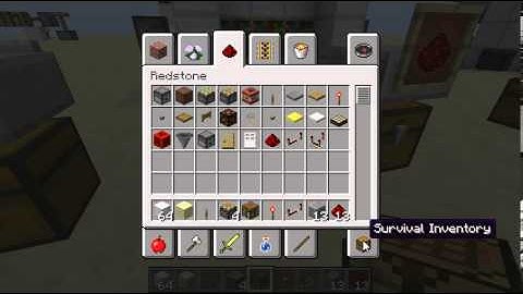 Minecraft Hipster Hidden Crafting Table Redstone Tutorial