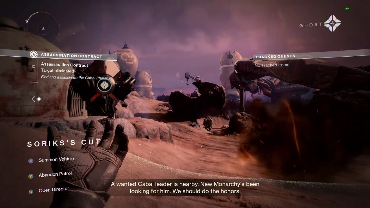 Tangled Shore Patrol | Assassination Contract (Cabal): "New Monarchy's Been Looking" | Forsaken